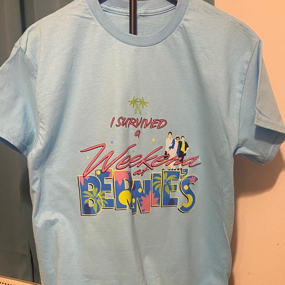 NEW!! I SURVIVED A WEEKEND AT BERNIE’S tee - Picture 2 of 5